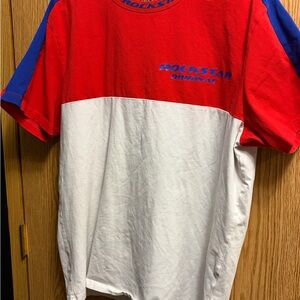 Rockstar Original Red and White Short Sleeve Tee